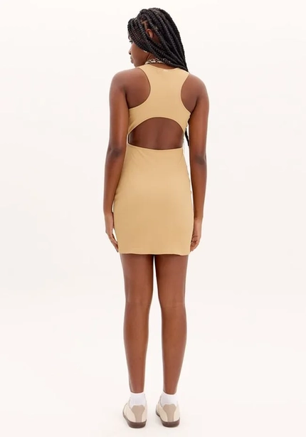 Vestido Curto Canelado – Myft