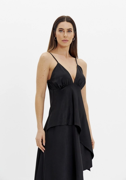 Vestido Midi Assimétrico - Myft