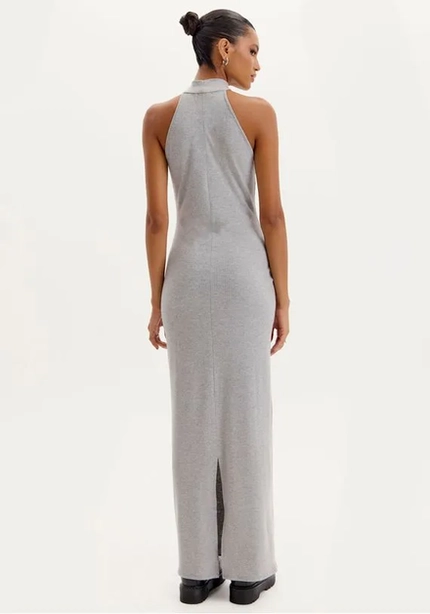 Vestido Midi Canelado – Myft