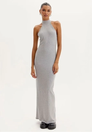 Vestido Midi Canelado – Myft