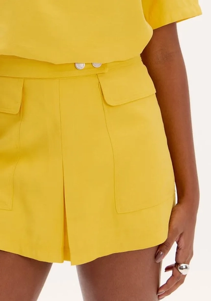 Shorts Saia Com Bolsos - Myft