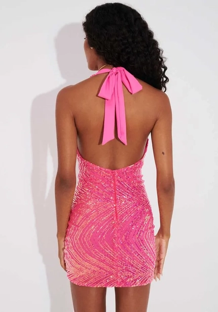 Vestido Curto em Paetê – Myft