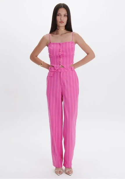 Calça Full Length Listrada – Myft