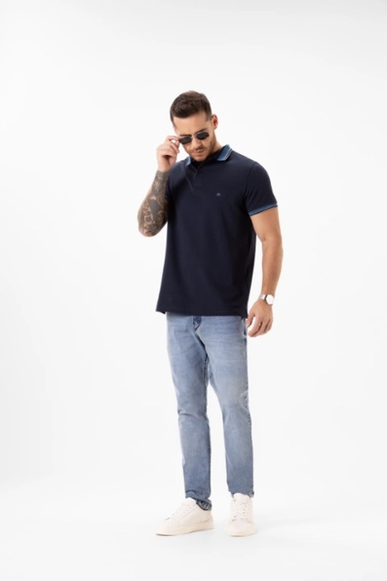 Camisa Polo Slim Retilínea – Invicci
