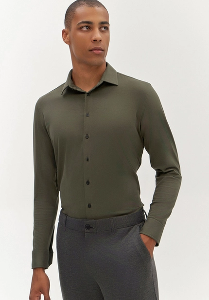 Camisa Slim Fit Malha Pima – Hangar