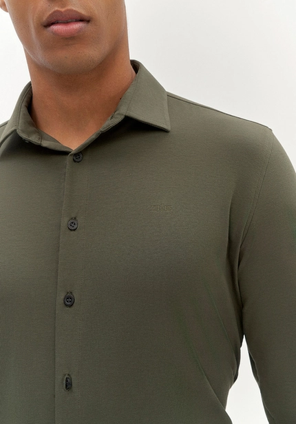 Camisa Slim Fit Malha Pima – Hangar