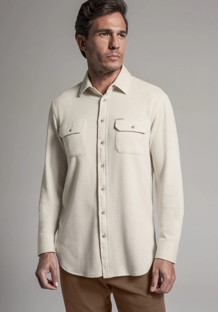 Camisa Comfort em Malha Linho – Hangar