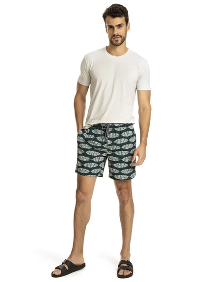Shorts Folhagem Tropical – Jab