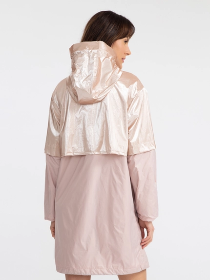 Parka Bicolor com Capuz – Jab