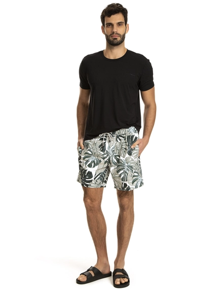 Shorts Estampado Monstera – Jab