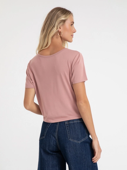 Blusa em Modal com Nó – Jab