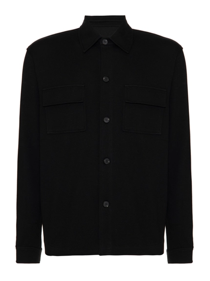 Jaqueta Overshirt Em Sarja - Jab