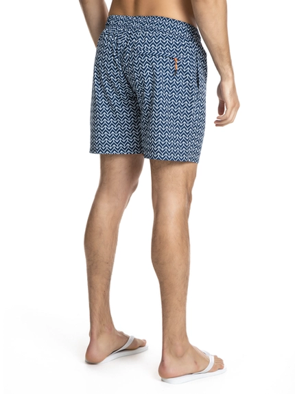 Shorts com Estampa Chevron – Jab