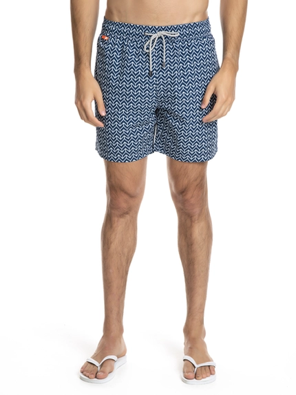 Shorts com Estampa Chevron – Jab