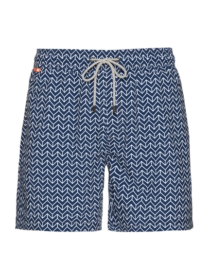 Shorts com Estampa Chevron – Jab
