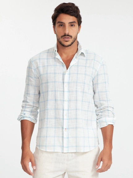 Camisa Algodão Slub Xadrez – Jab