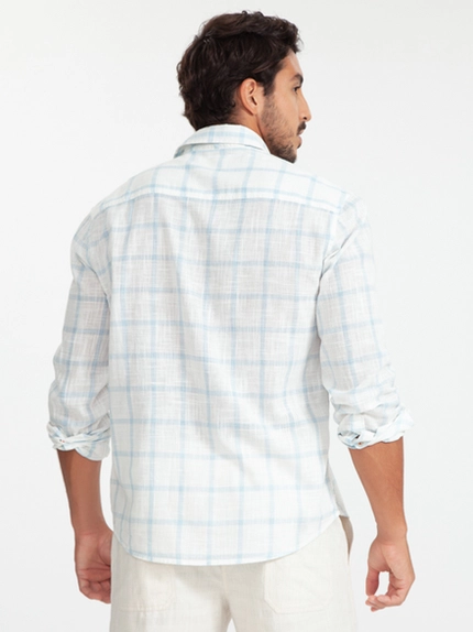 Camisa Algodão Slub Xadrez – Jab