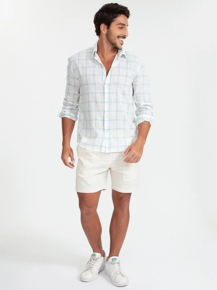 Camisa Algodão Slub Xadrez – Jab