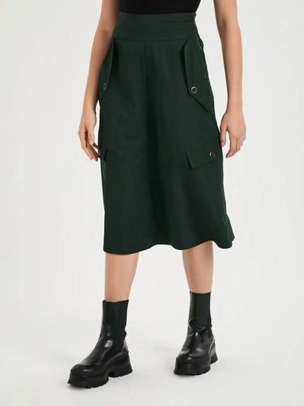 Saia Midi em Nylon – Jab