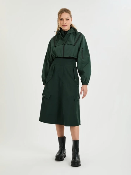 Saia Midi em Nylon – Jab