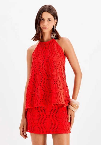 Blusa Frente Única Renda – Myft