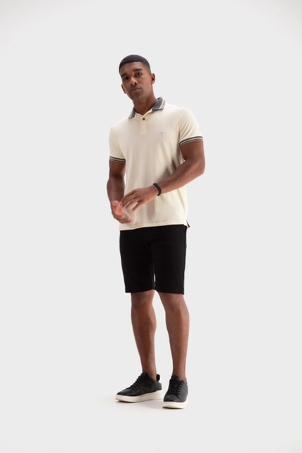 Camisa Polo Slim Retilínea – Invicci