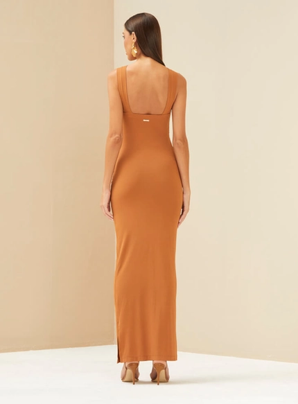 Vestido Longo Com Franzido – Forum