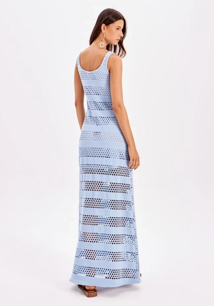 Vestido Super Midi Vazado – Myft