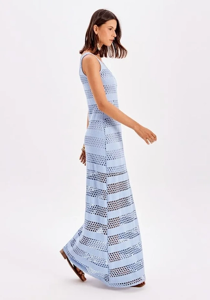 Vestido Super Midi Vazado – Myft