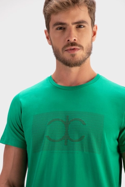 Camiseta Slim Estampa Texturizada – Invicci