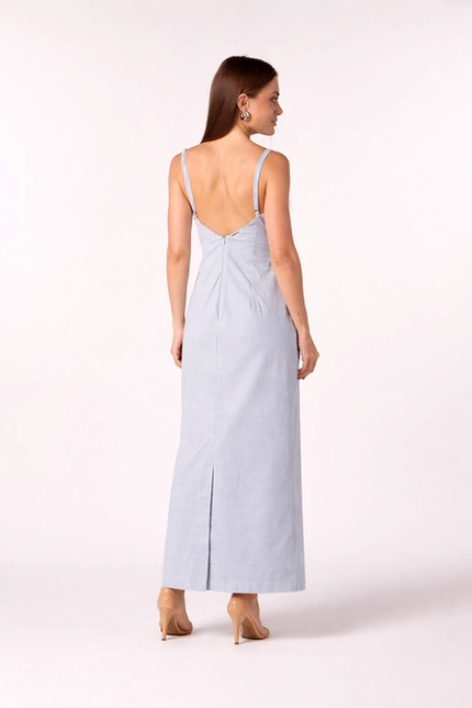 Vestido Midi Alça Fina – Bana Bana