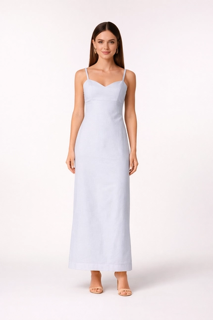 Vestido Midi Alça Fina – Bana Bana