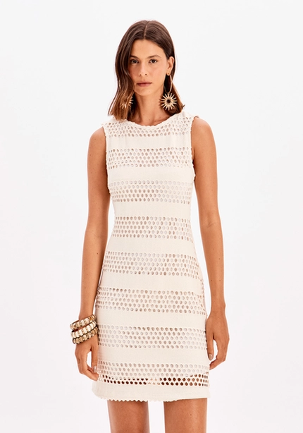 Vestido Curto Rendado – Myft