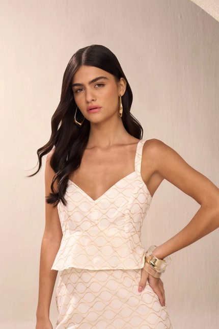 Vestido Midi Bordado – Yexx