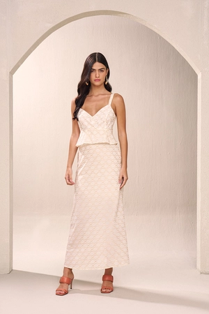 Vestido Midi Bordado – Yexx