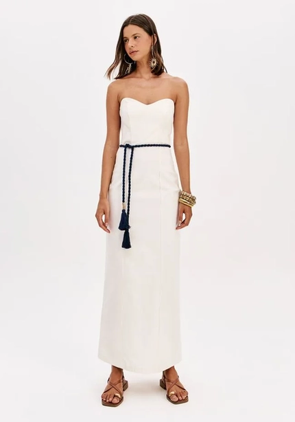 Vestido Super Midi Sem Alças – Myft