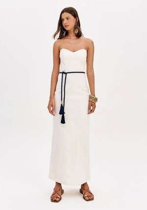 Vestido Super Midi Sem Alças – Myft