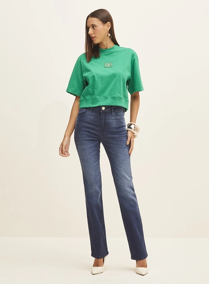 Camiseta Comfort Com Placa Em Logo – Forum