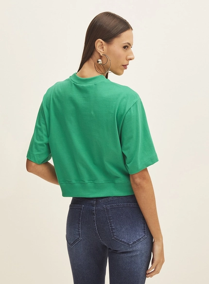 Camiseta Comfort Com Placa Em Logo – Forum