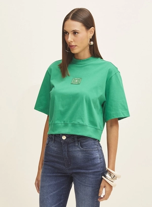 Camiseta Comfort Com Placa Em Logo – Forum