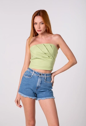 Cropped Tomara que Caia com Drapeado – Bana Bana