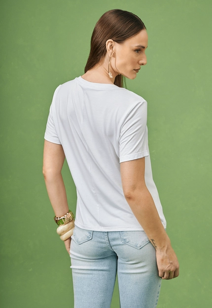 T-Shirt Folhagem Brilho – Bana Bana