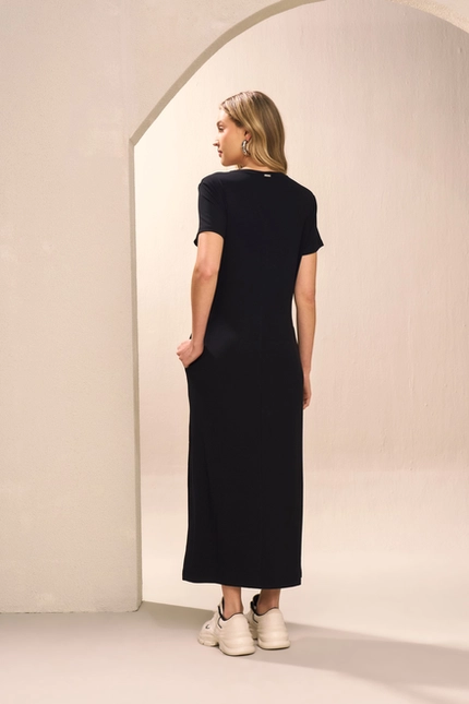 Vestido Midi T-Dress – Yexx