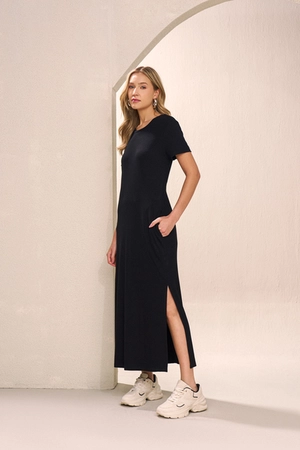Vestido Midi T-Dress – Yexx