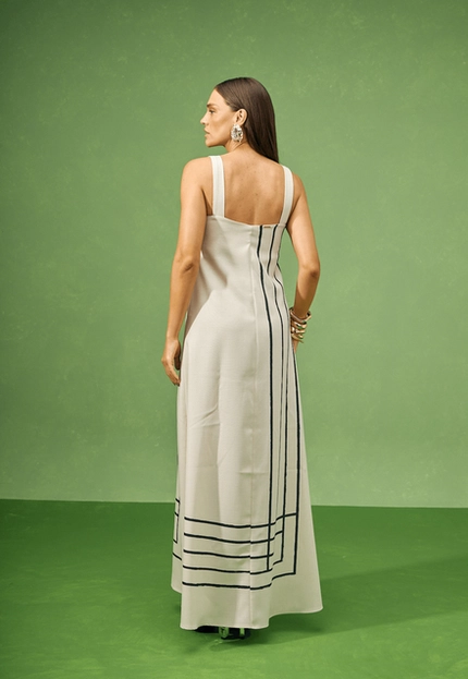 Vestido Longo Estampado – Bana Bana