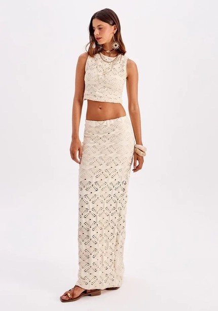 Saia Super Midi Com Fenda – Myft