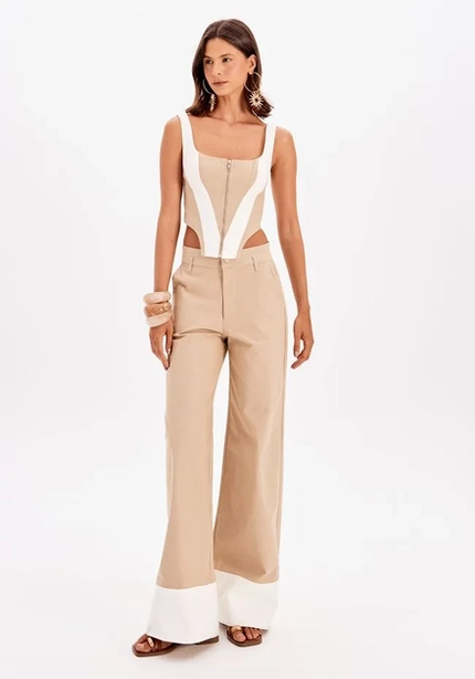Blusa Corset com Recortes – Myft