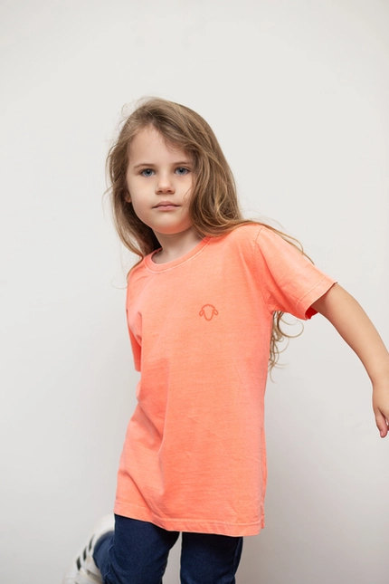 Camiseta Infantil Laranja – Ovelha Negra