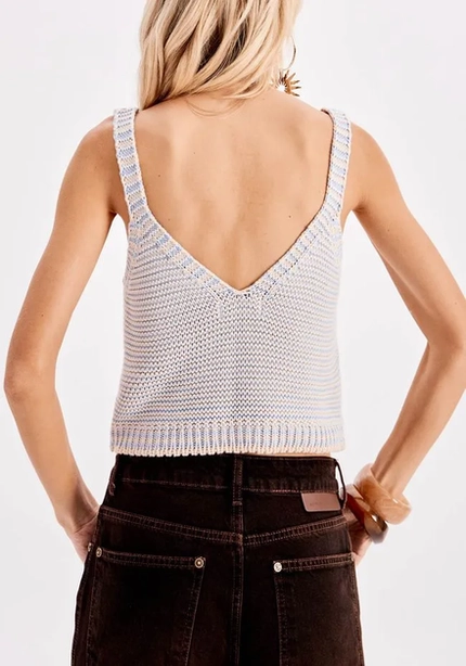 Blusa Tricô De Alças – Myft