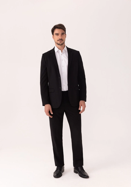 Blazer Slim em Malha Encorpada – Hangar